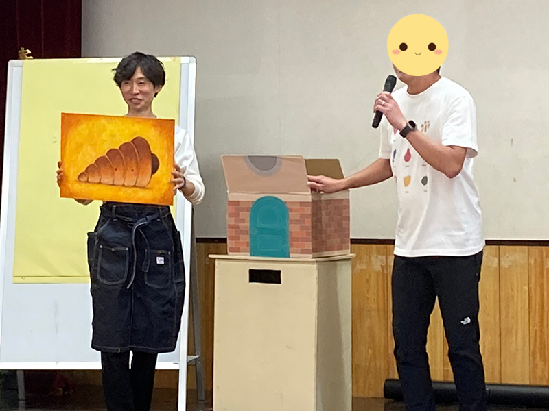 絵本作家 祐彩(ゆうせい)の幼稚園での絵本読み聞かせとワークショップ