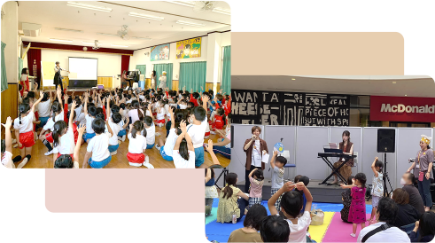 読み聞かせ絵本の親子イベントライブ絵本 活用シーン