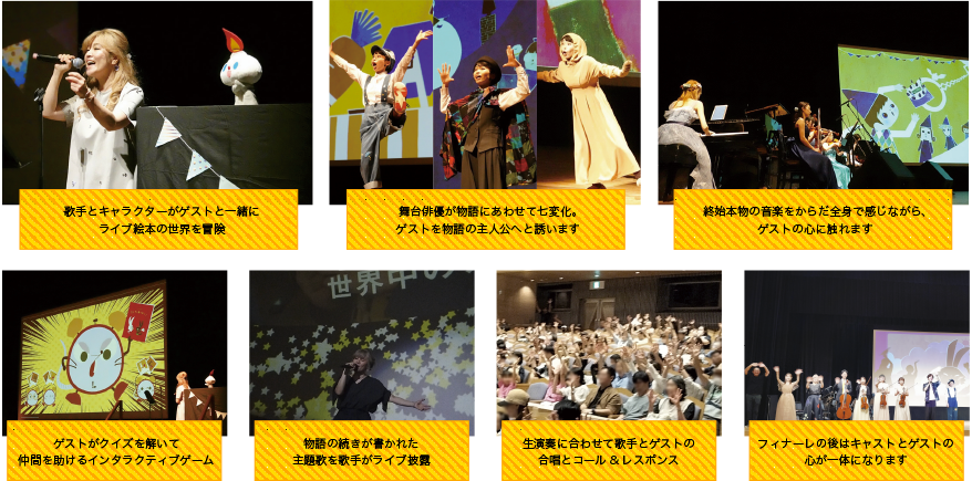 ライブ絵本の内容