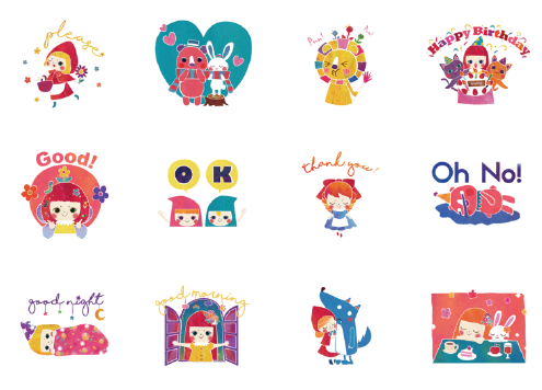 MiMIunjour LINEスタンプ