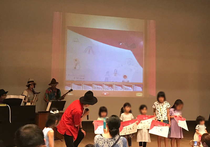 祐彩の新作絵本『かいとう あっというま』の絵本講演・ワークショップ