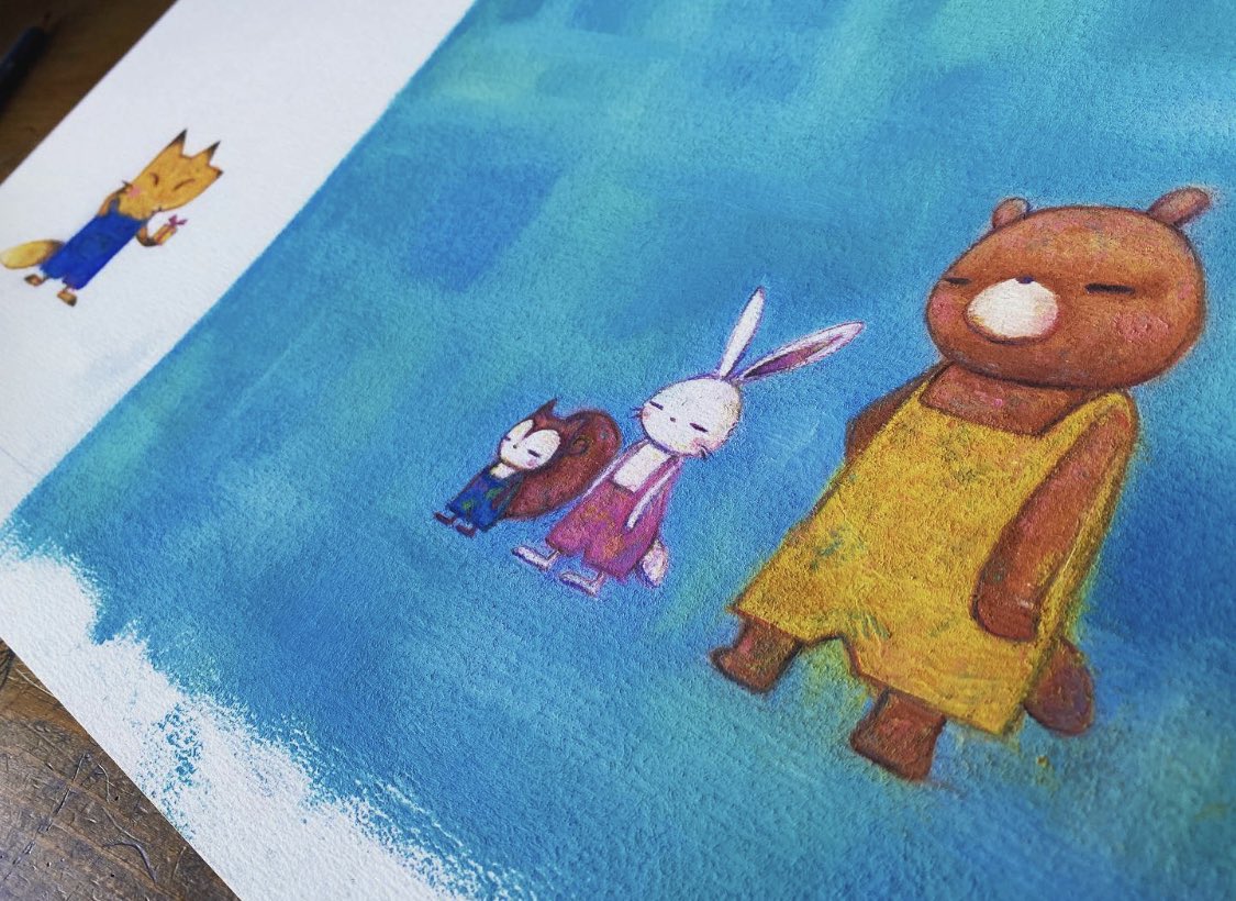 絵本読み聞かせ,絵本人気,読み聞かせ絵本,絵本おすすめ,絵本作家,イラストレーター,塚本ユージ,イラスト,可愛いイラスト,動物イラスト